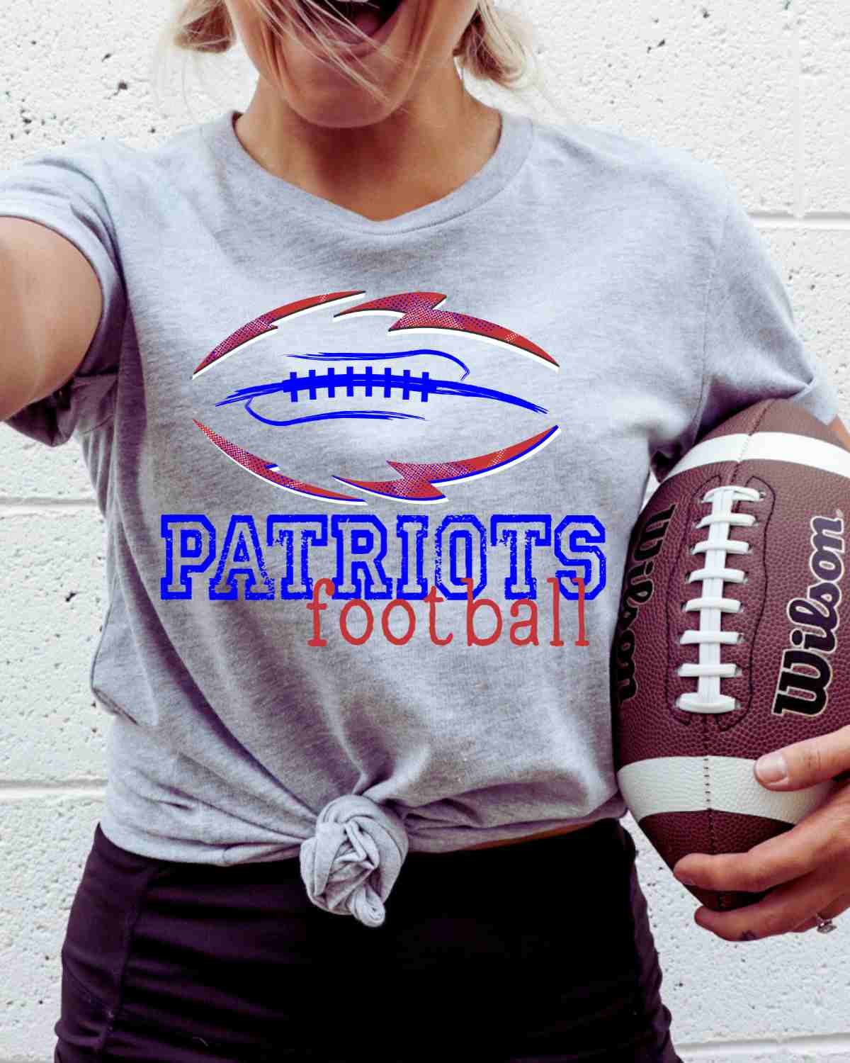 Patriots Football Tribal DTF Transfer