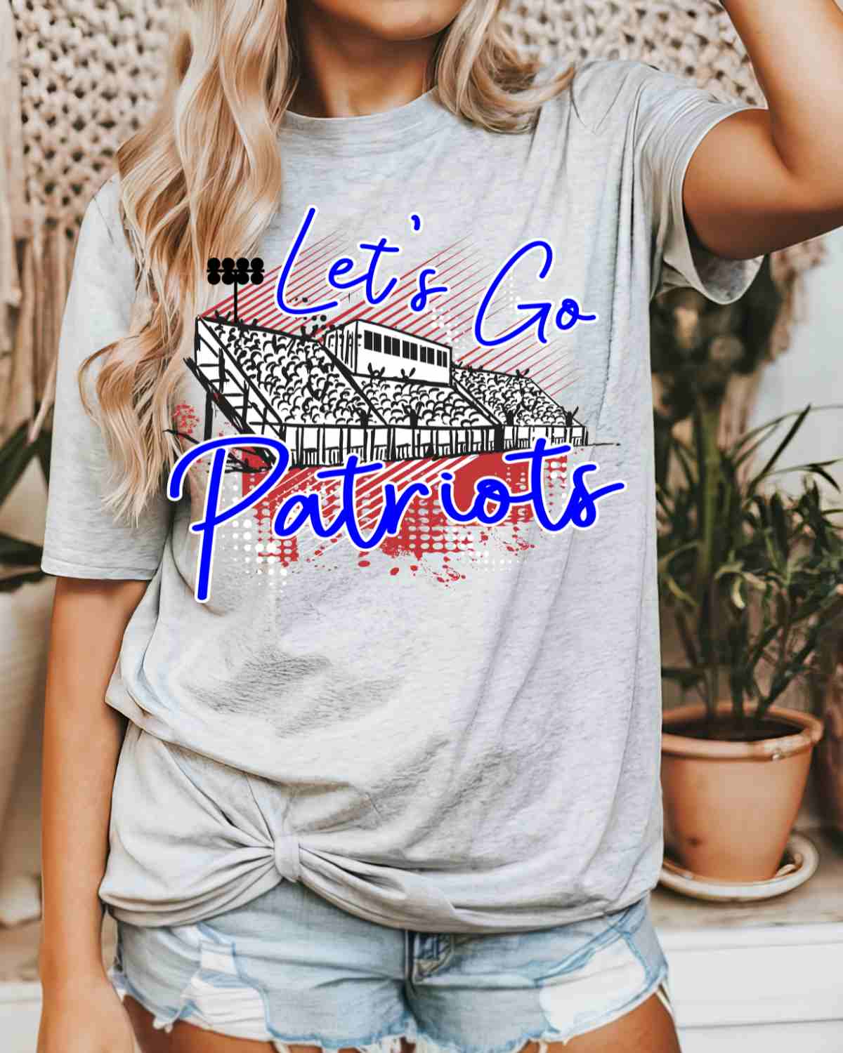 Let's Go Patriots Stadium DTF Transfer