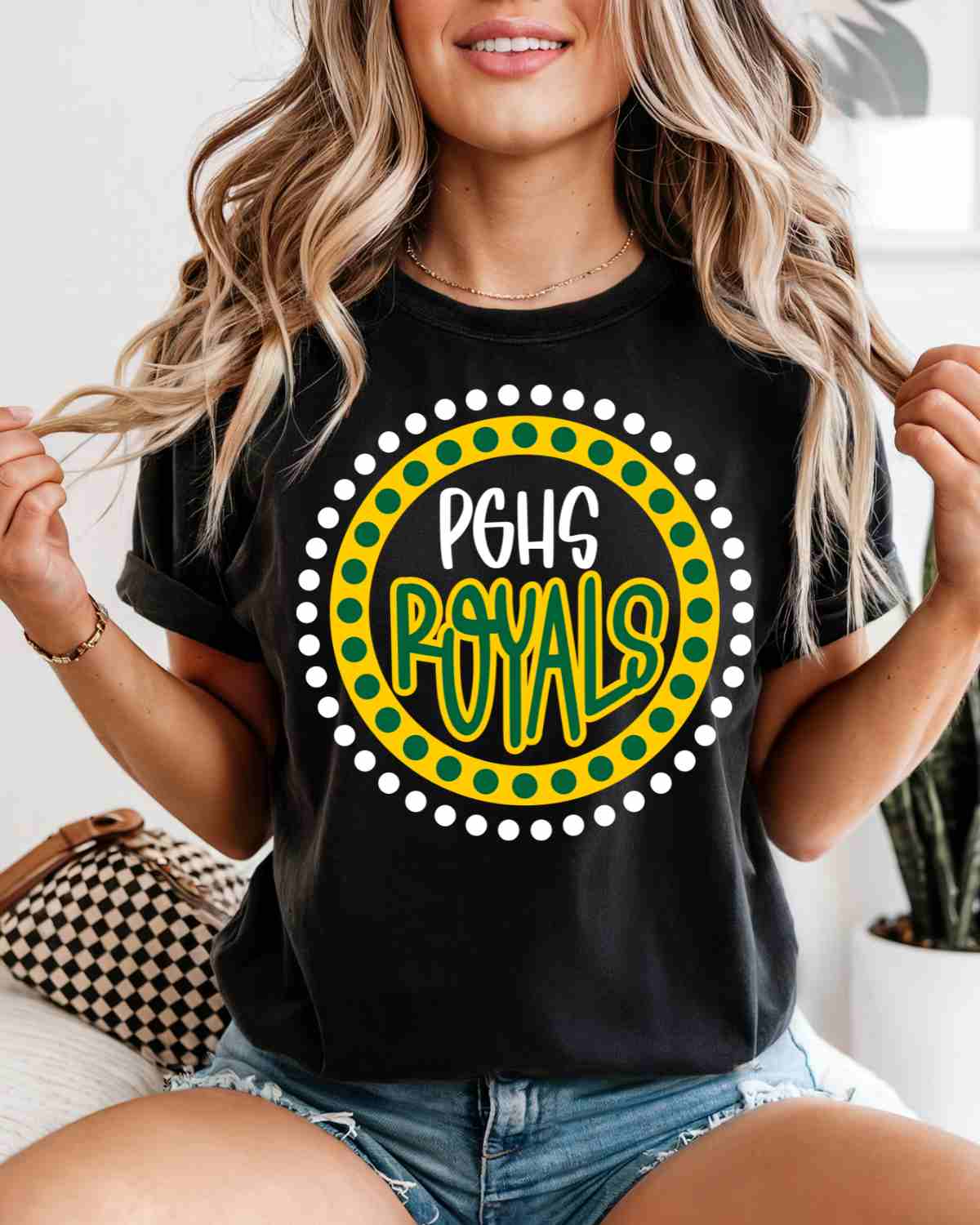 PGHS Royals Spirit Circle Dot DTF Transfer