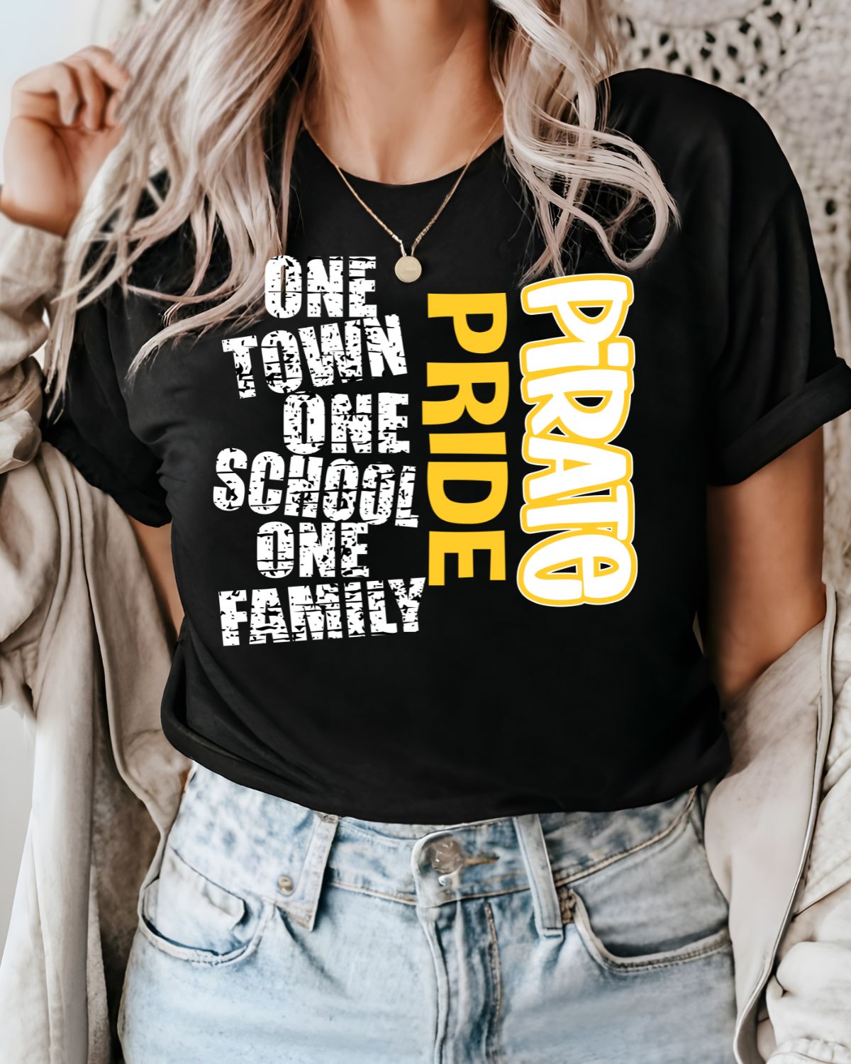 One Town One School Pirate Pride DTF Transfer