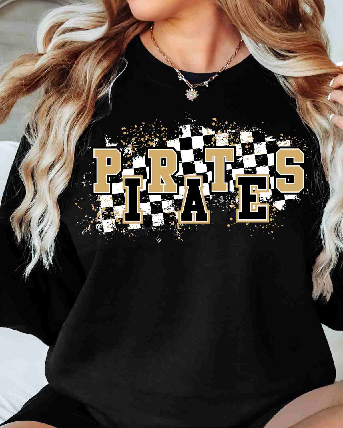 Pirates Checkered Swash DTF Transfer