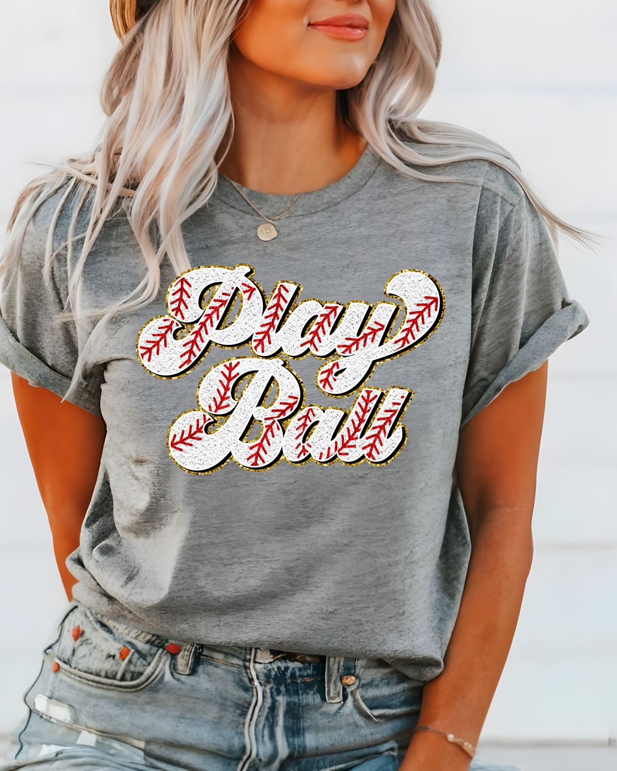 Play Ball Baseball Retro DTF Transfer