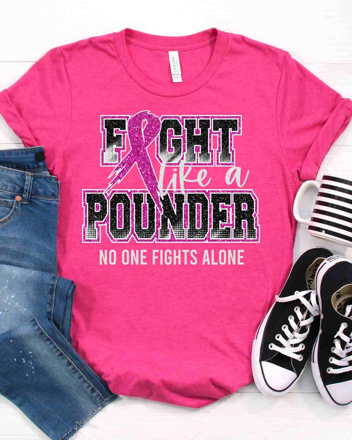 Fight Like a Pounder DTF Transfer