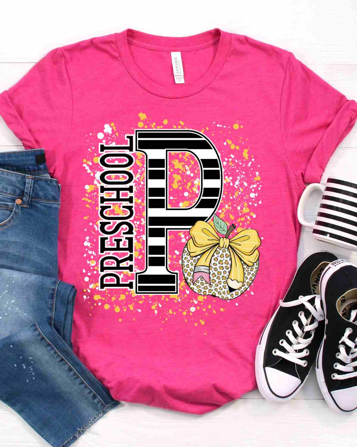 Custom Grade Apple Splatter DTF Transfer