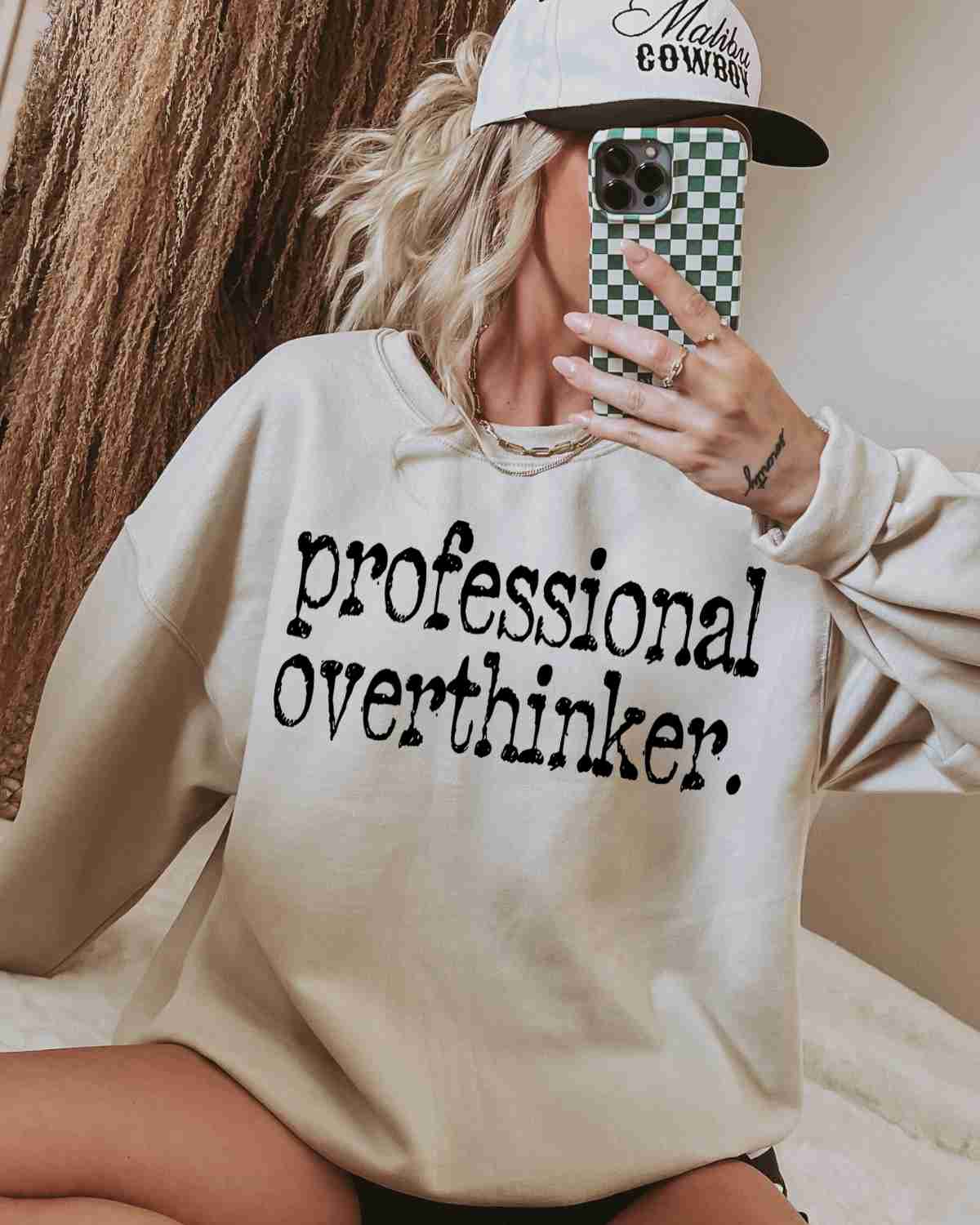 Professional Overthinker DTF Transfer