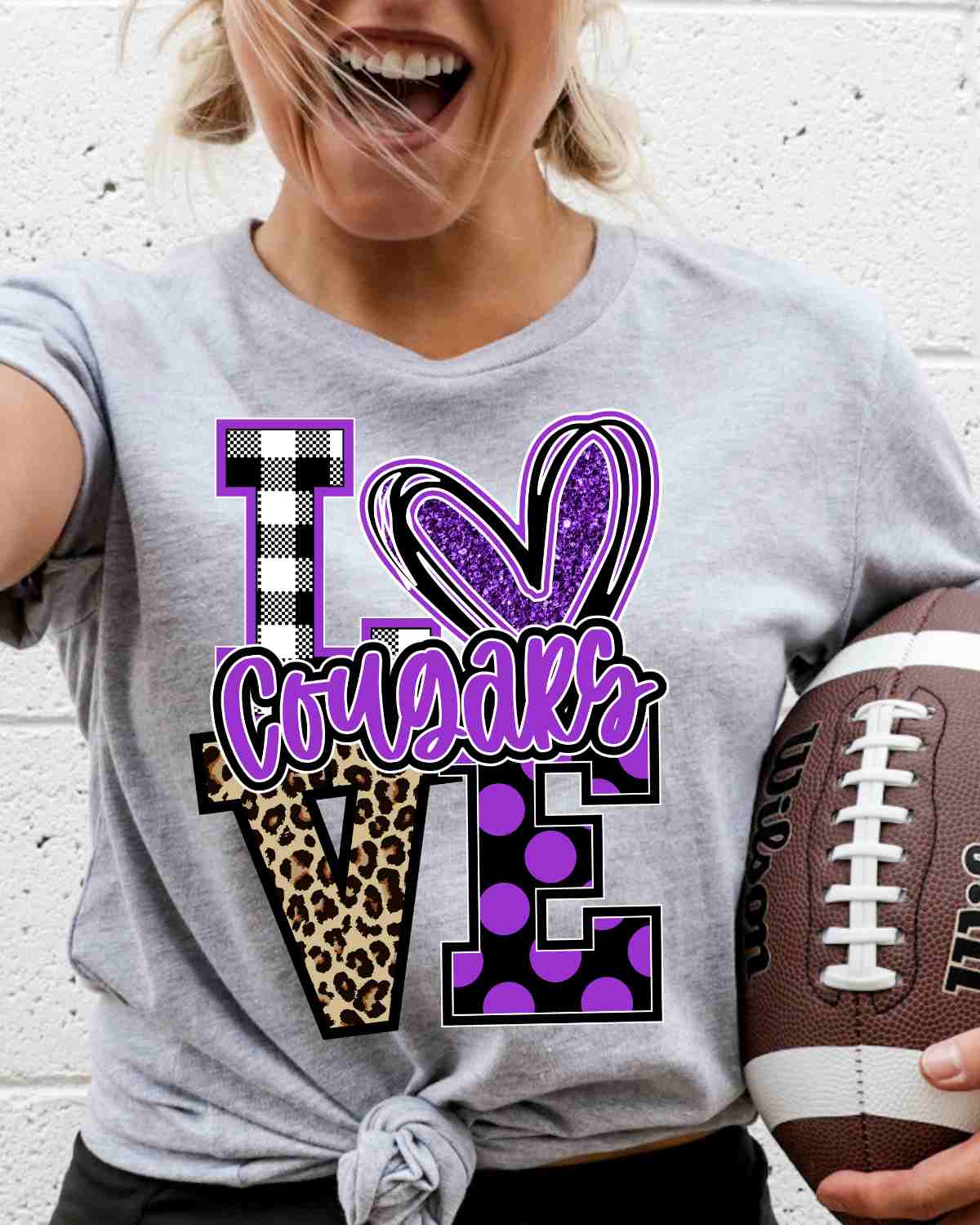 Love Cougars DTF Transfer