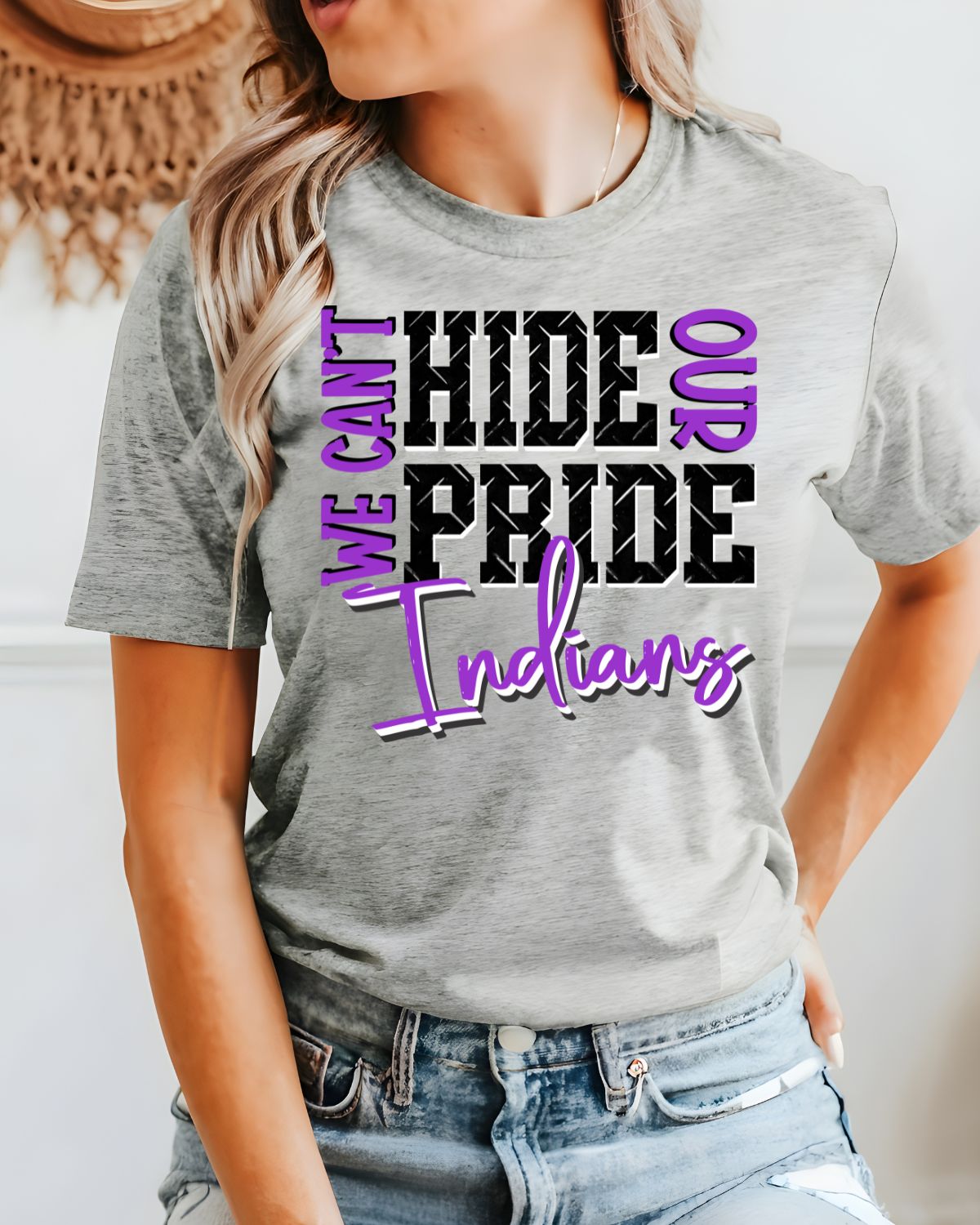 We Can't Hide Our Pride Indians DTF Transfer