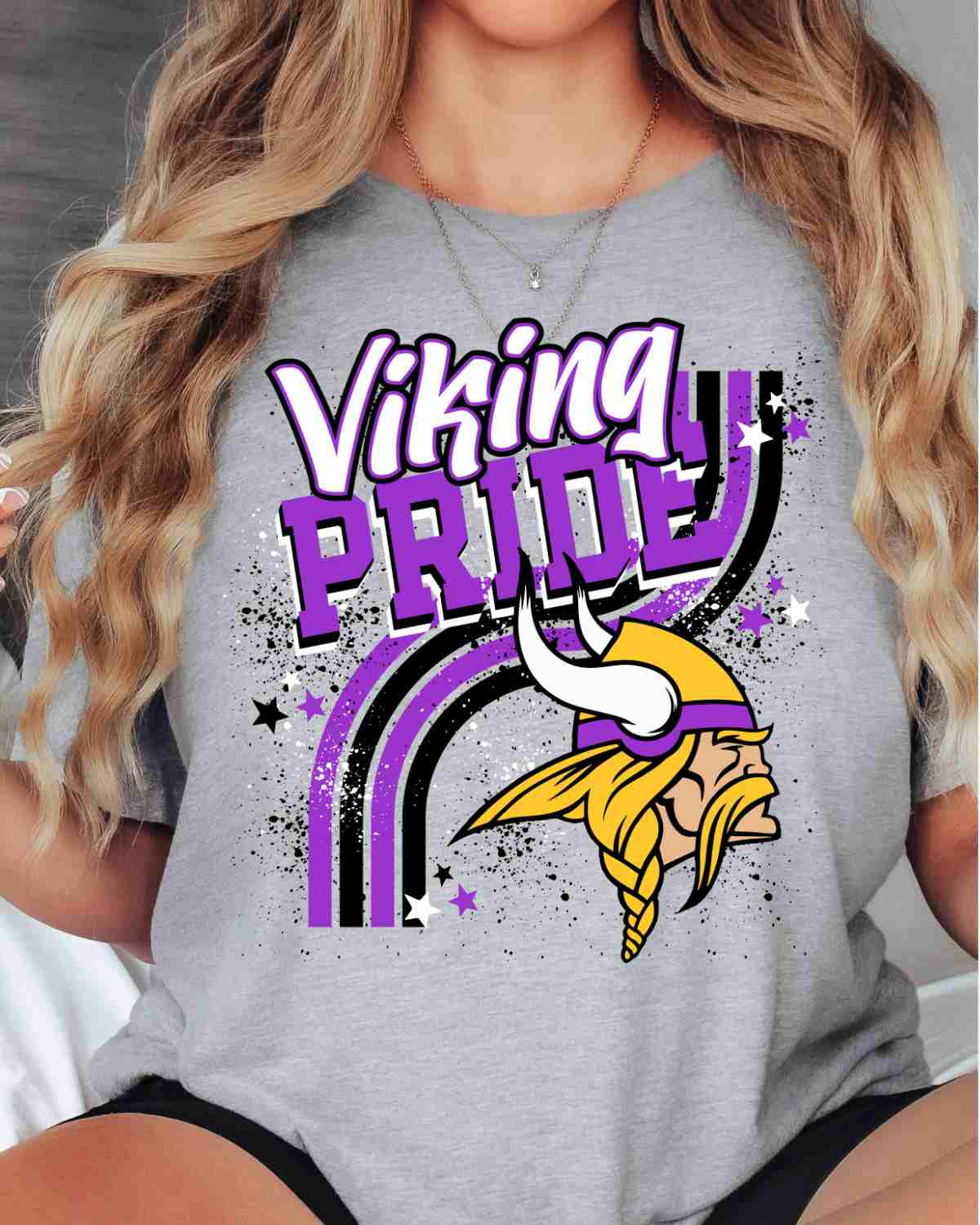 Viking Pride Wavy Stripes DTF Transfer