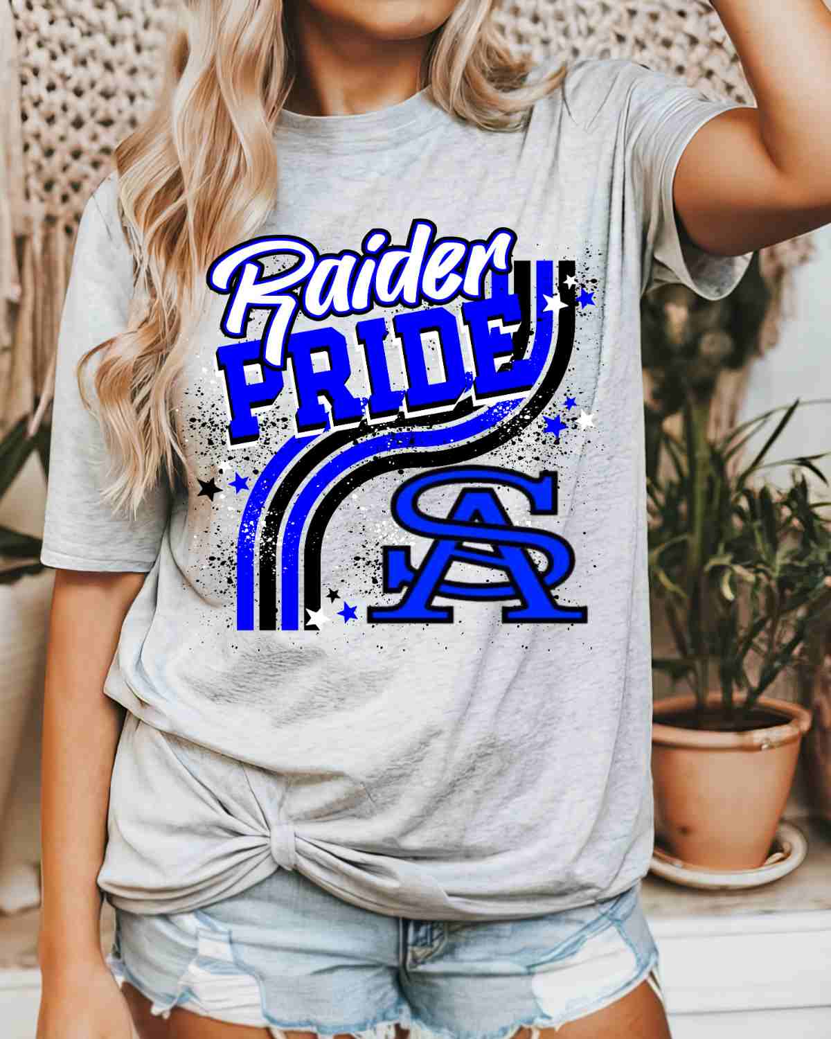 SA Raider Pride Wavy Stripes DTF Transfer