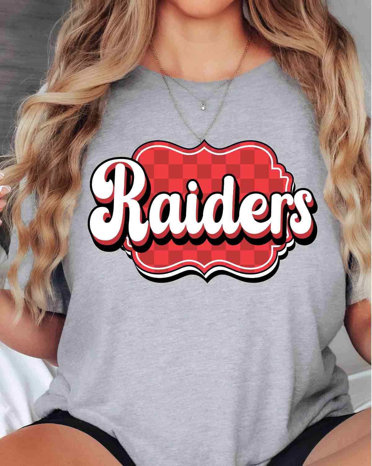Raiders Retro Bracket DTF Transfer