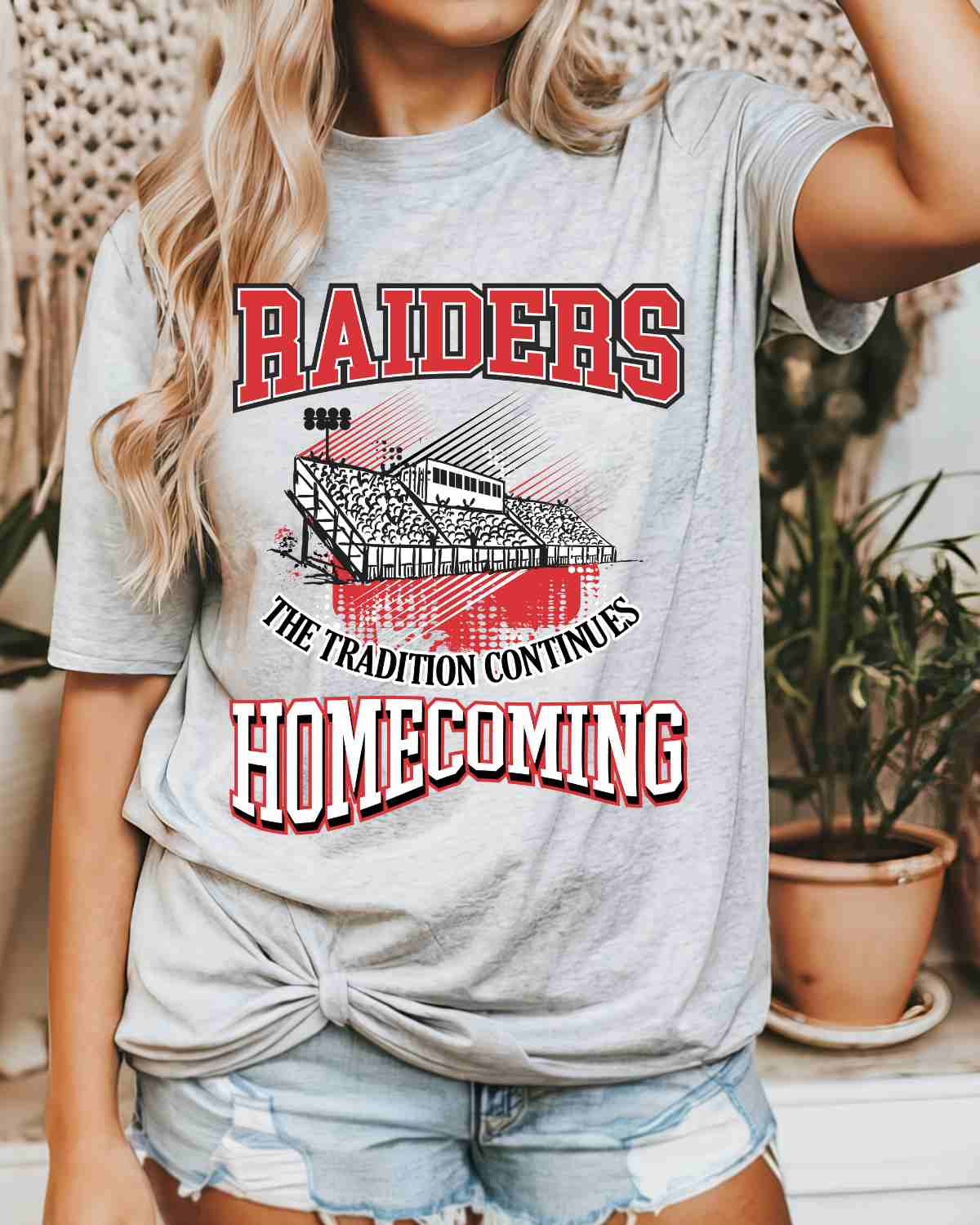 Raiders Homecoming Tradition DTF Transfer