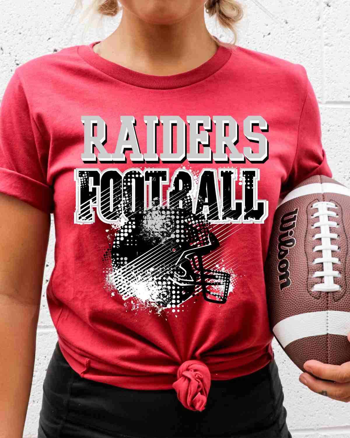 Raiders Football Helmet Grunge DTF Transfer