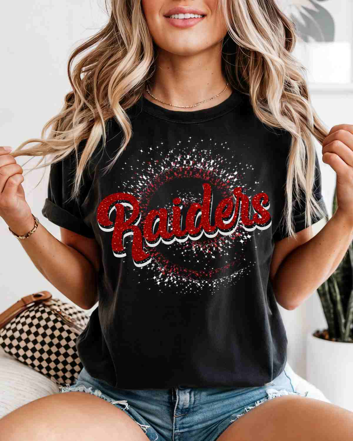 Raiders Swirl DTF Transfer