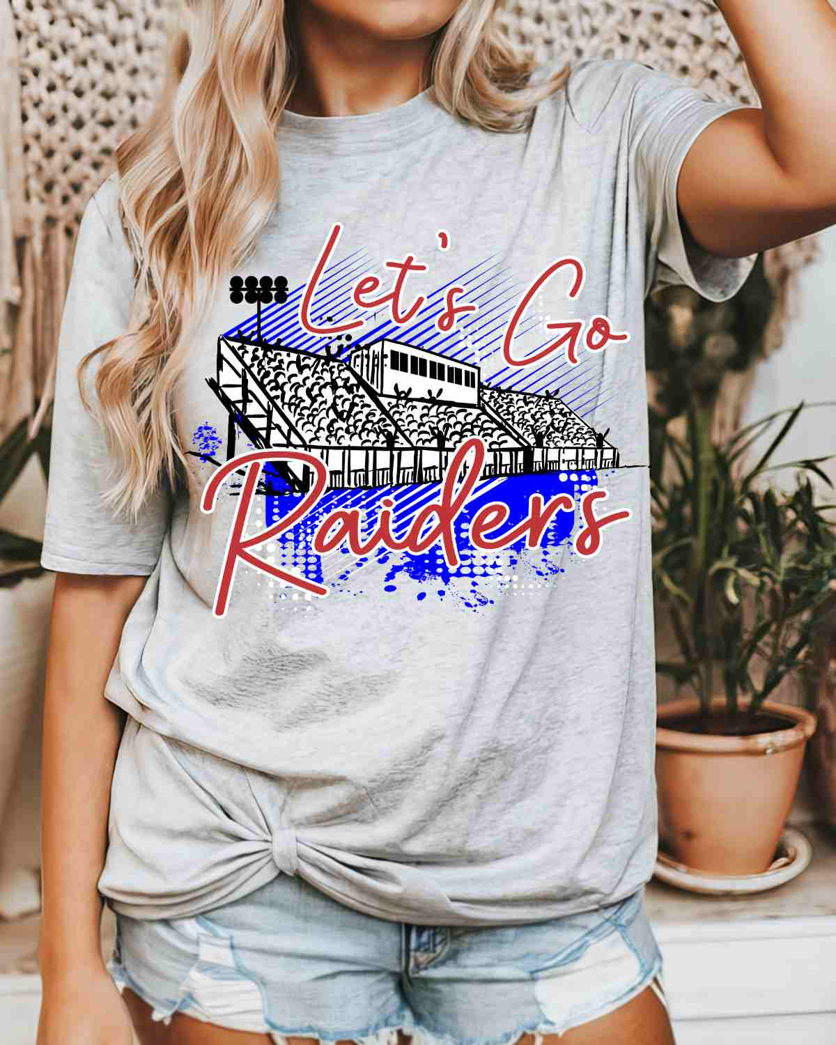 Let's Go Raiders Stadium DTF Transfer