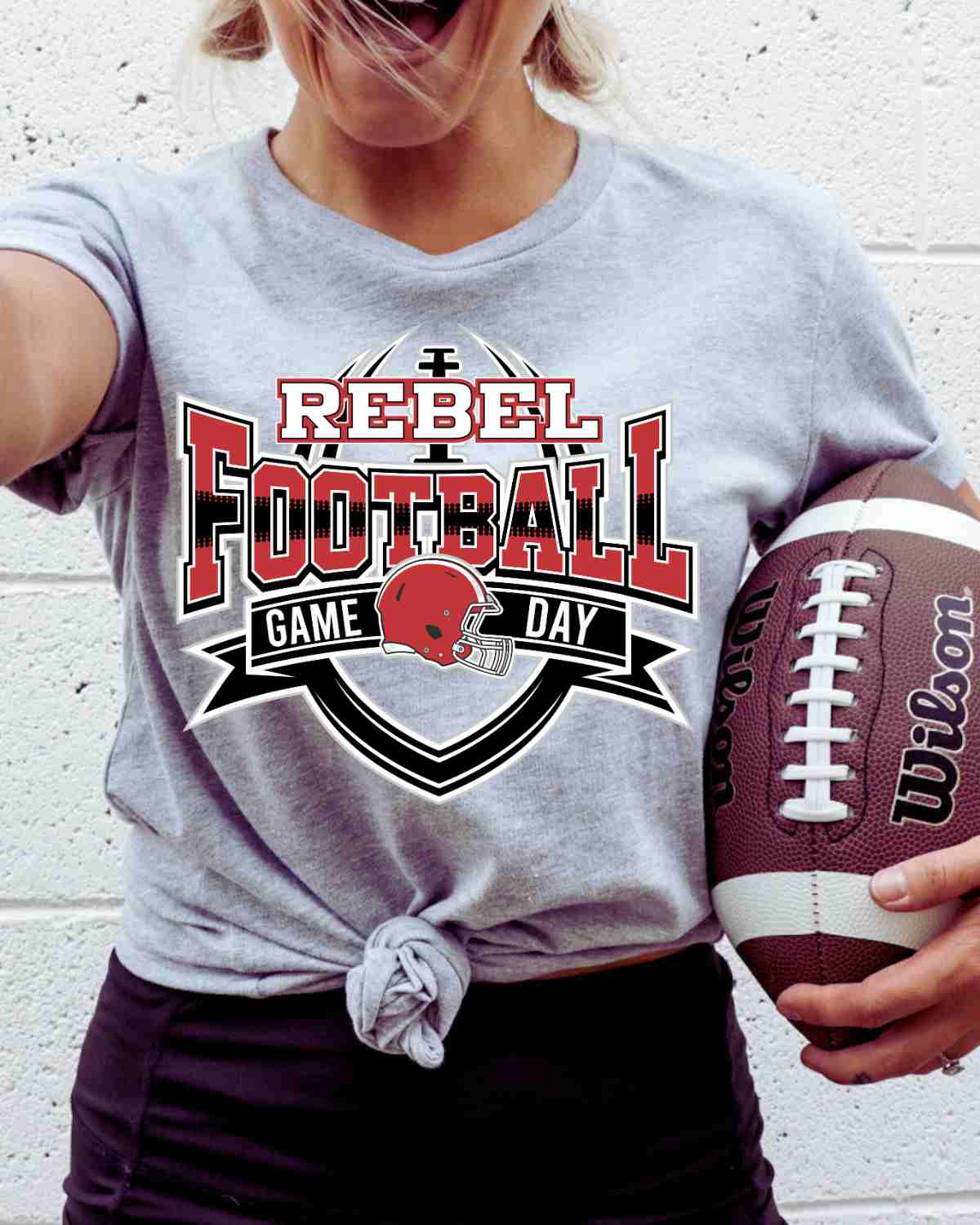 Rebel Football Game Day Banner DTF Transfer