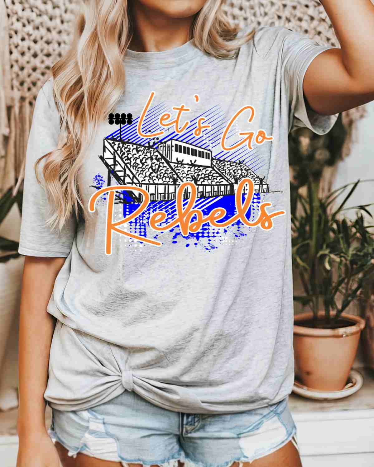 Let's Go Rebels Stadium DTF Transfer