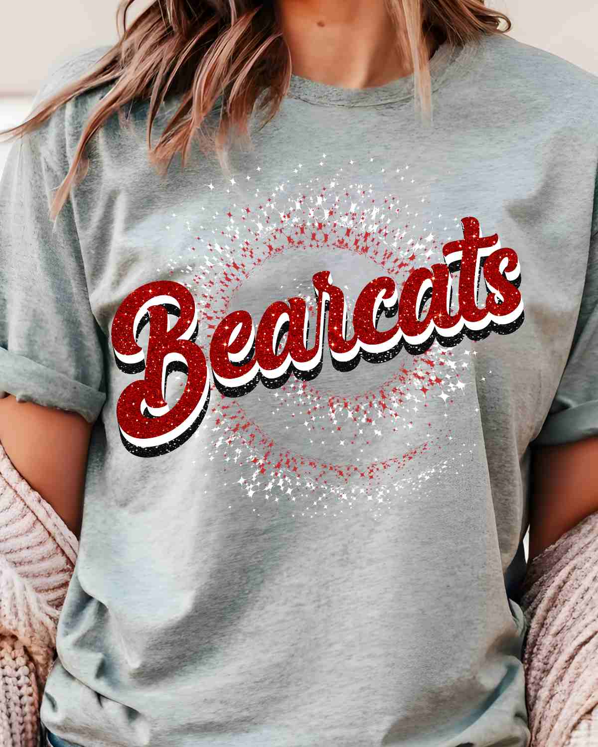 Bearcats Swirl DTF Transfer