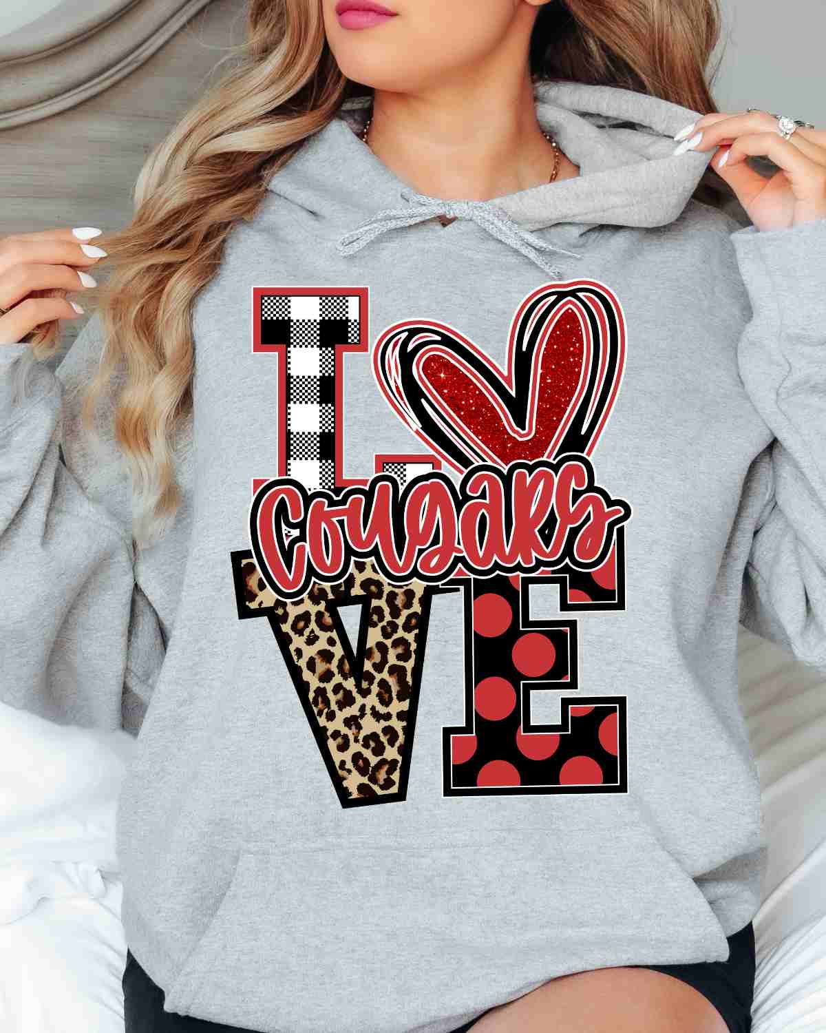 Love Cougars DTF Transfer