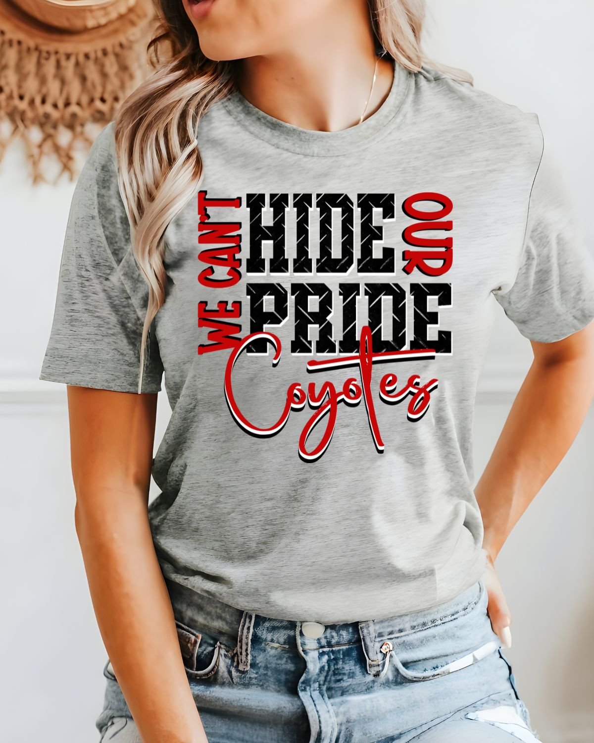 We Can't Hide Our Pride Coyotes DTF Transfer