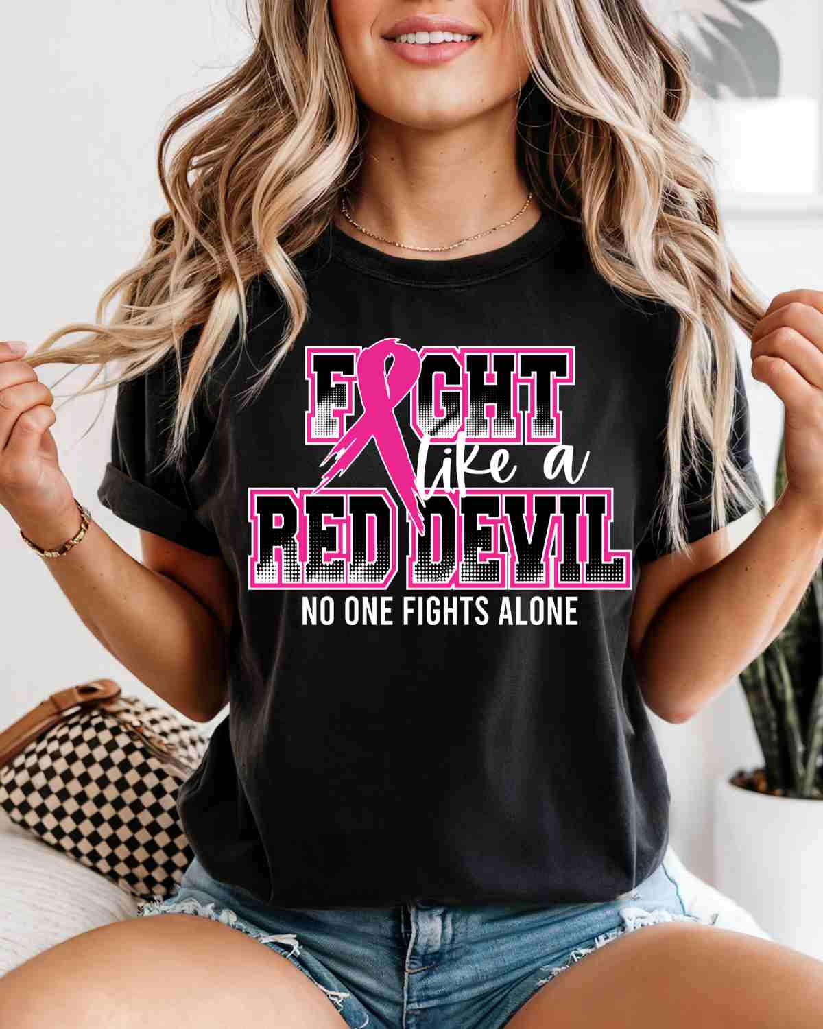 Fight Like a Red Devil DTF Transfer