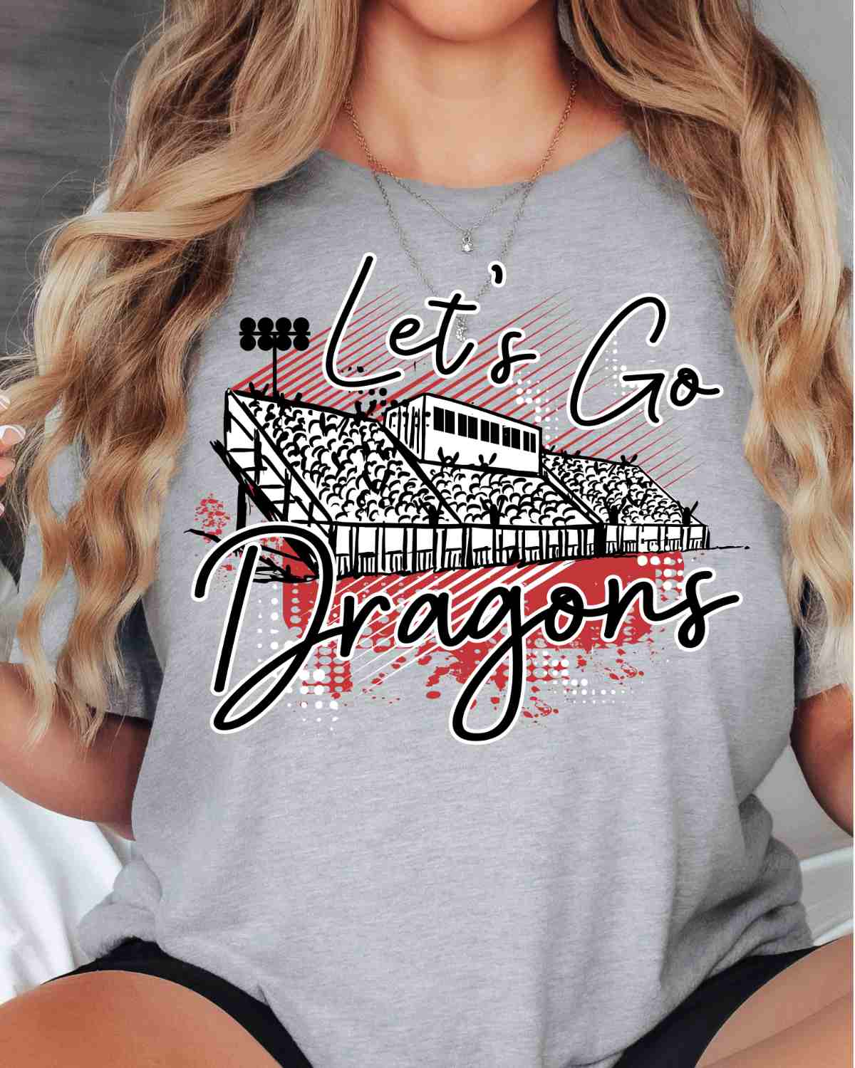 Let's Go Dragons Stadium DTF Transfer