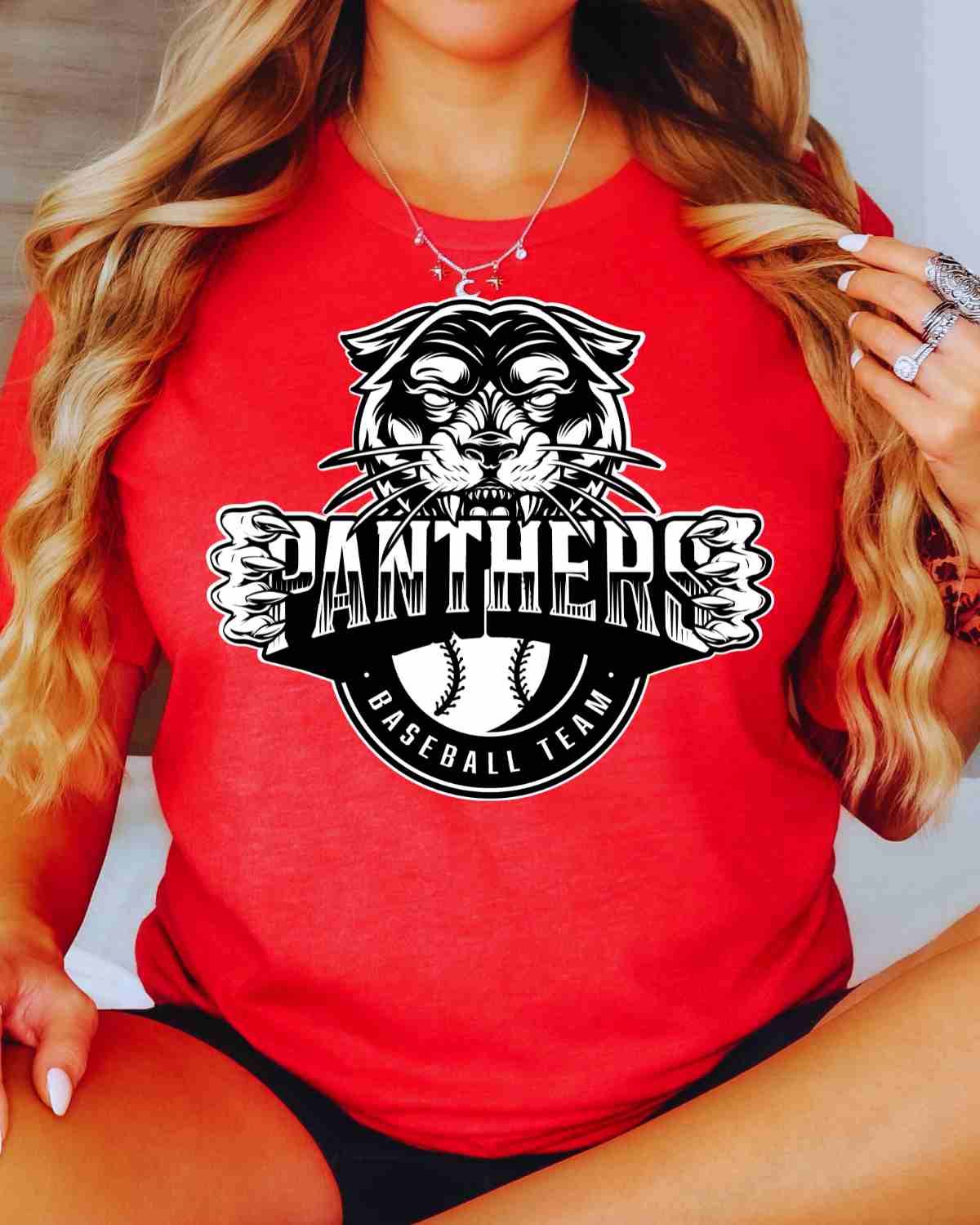 Panthers Baseball Team Mascot DTF Transfer