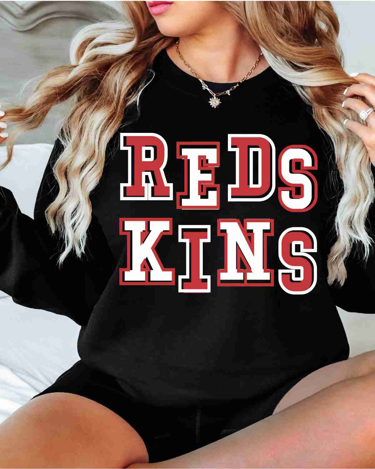 Redskins Offset Letters DTF Transfer