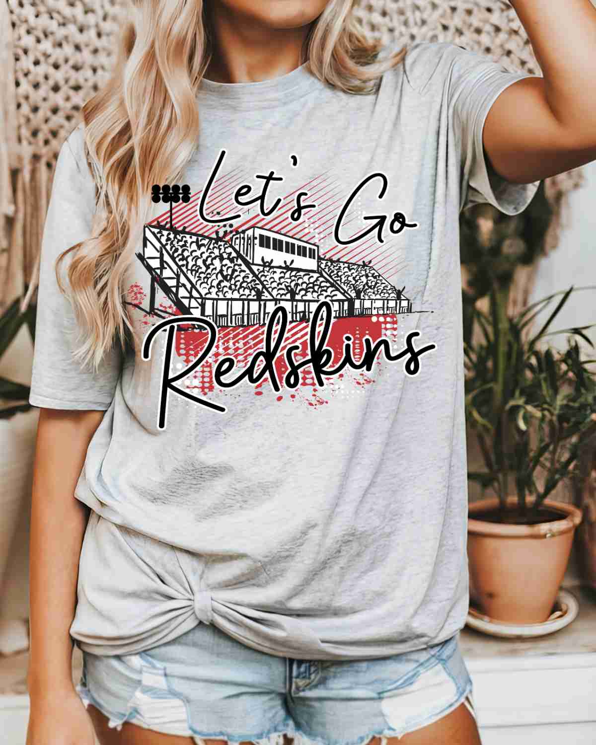 Let's Go Redskins Stadium DTF Transfer