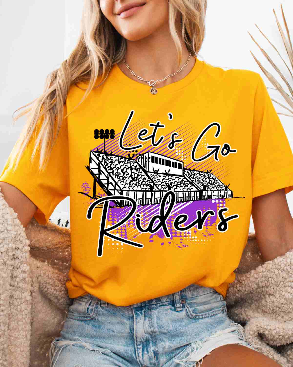 Let's Go Riders Stadium DTF Transfer