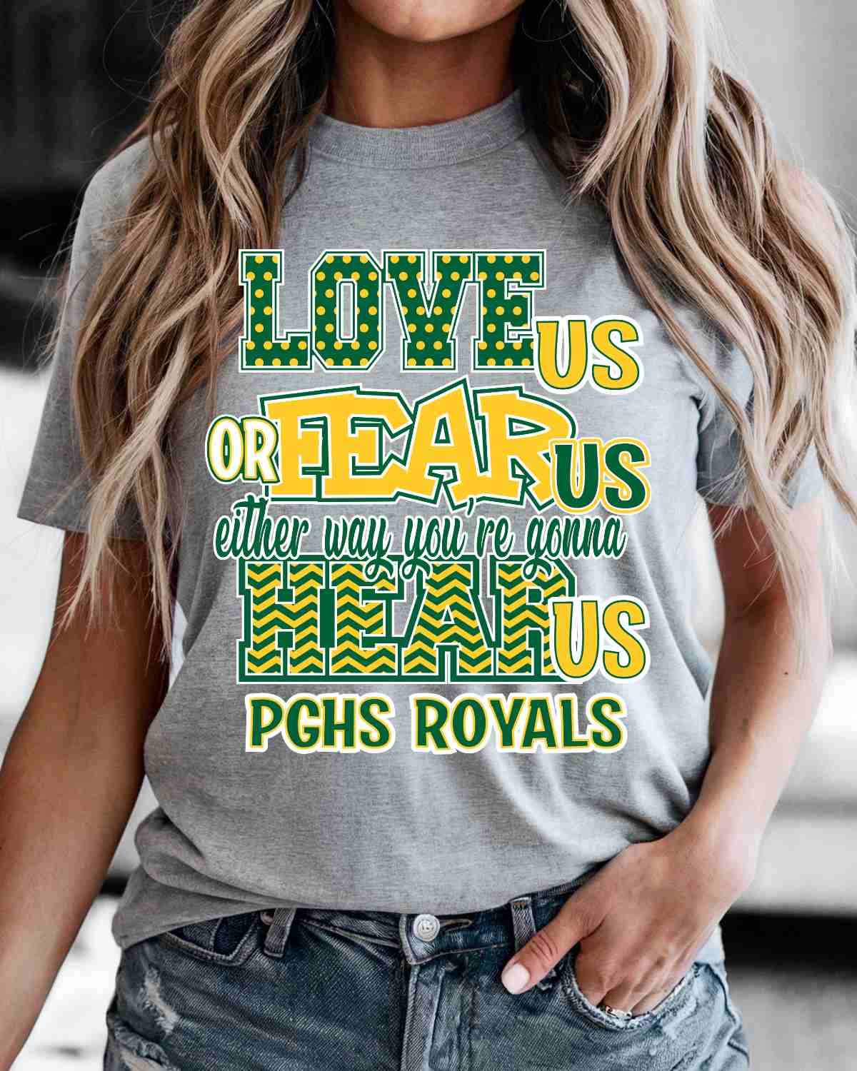 Love Us Fear Us PGHS Royals DTF Transfer
