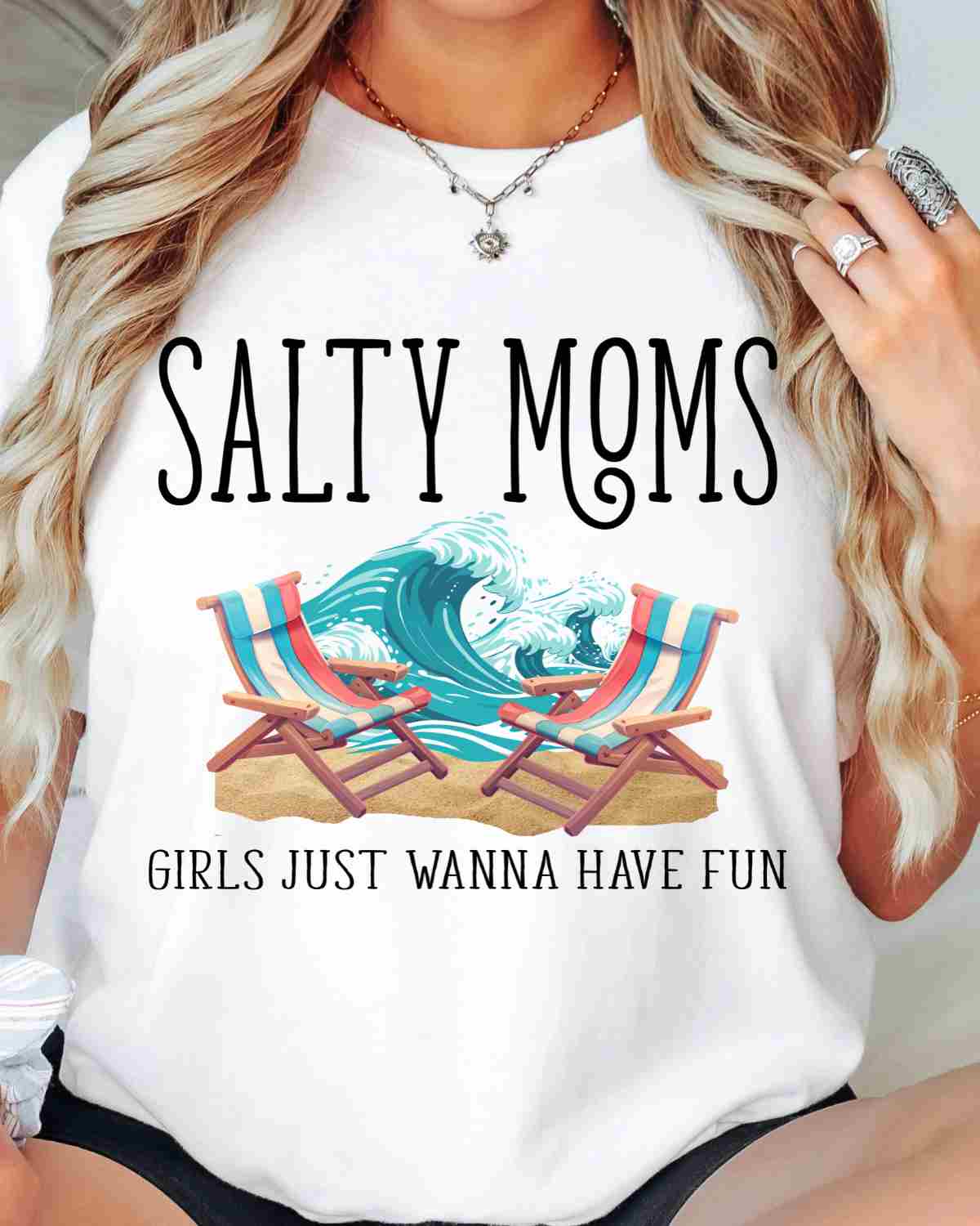 Salty Moms Beach DTF Transfer