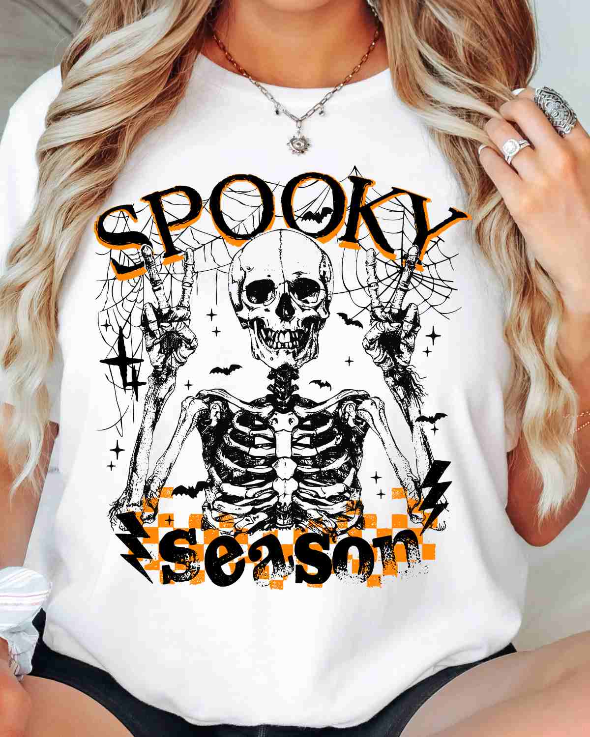 Spooky Season Skeleton DTF Transfer