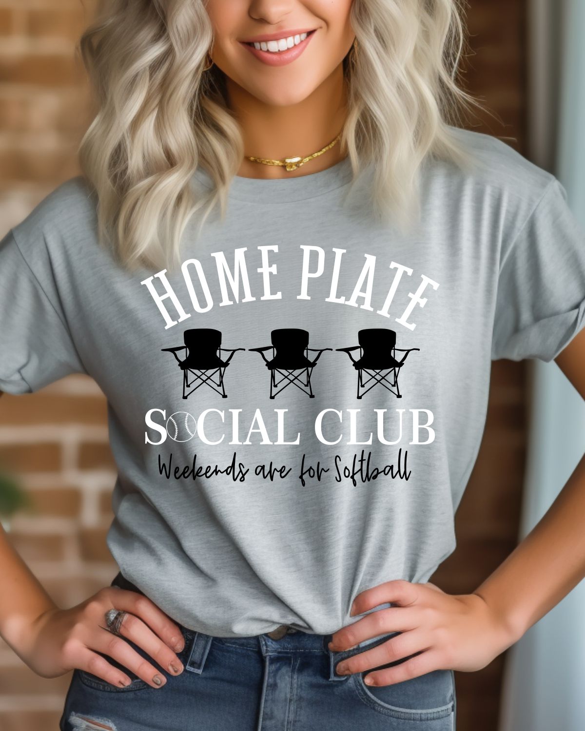 Home Plate Social Club Softball DTF Transfer