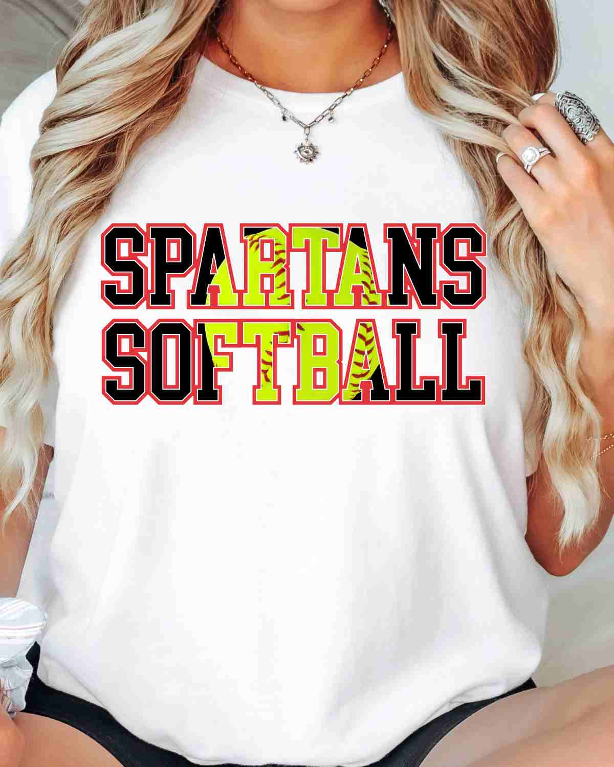 Spartans Softball Word DTF Transfer
