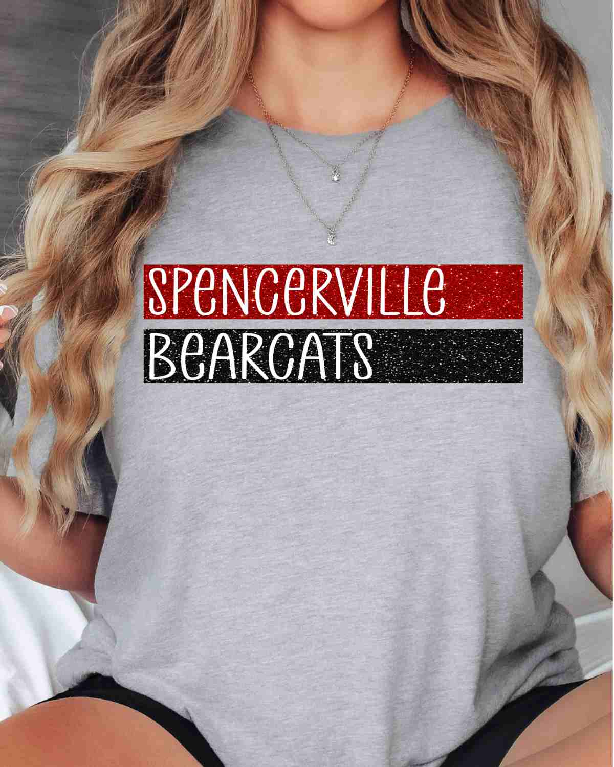 Spencerville Bearcats Rectangles DTF Transfer