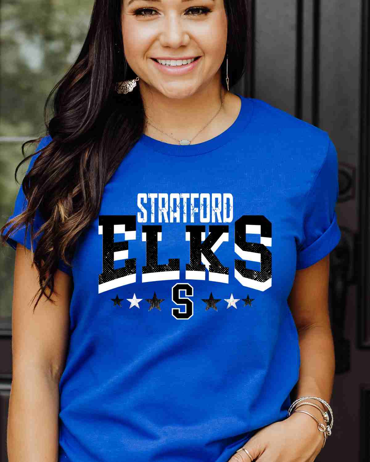 Stratford Elks Logo Stars DTF Transfer - Rustic Grace Heat Transfer Company