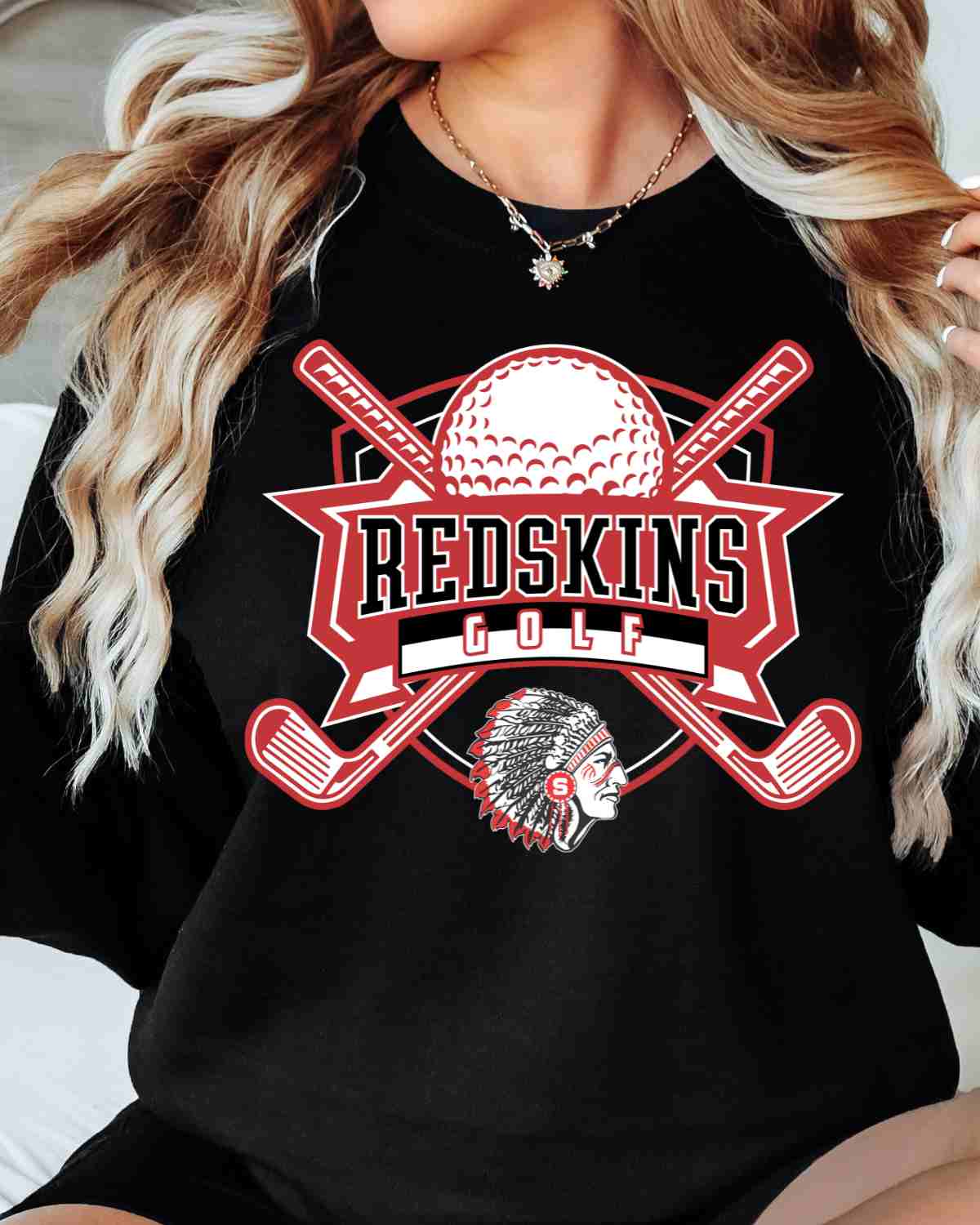 Sullivan Redskins Golf Badge DTF Transfer