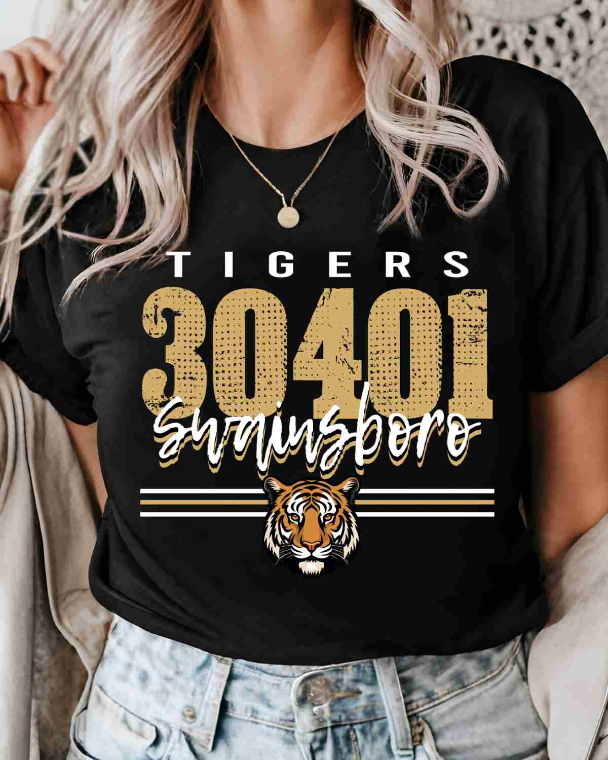 Swainsboro Tigers 30401 Logo DTF Transfer