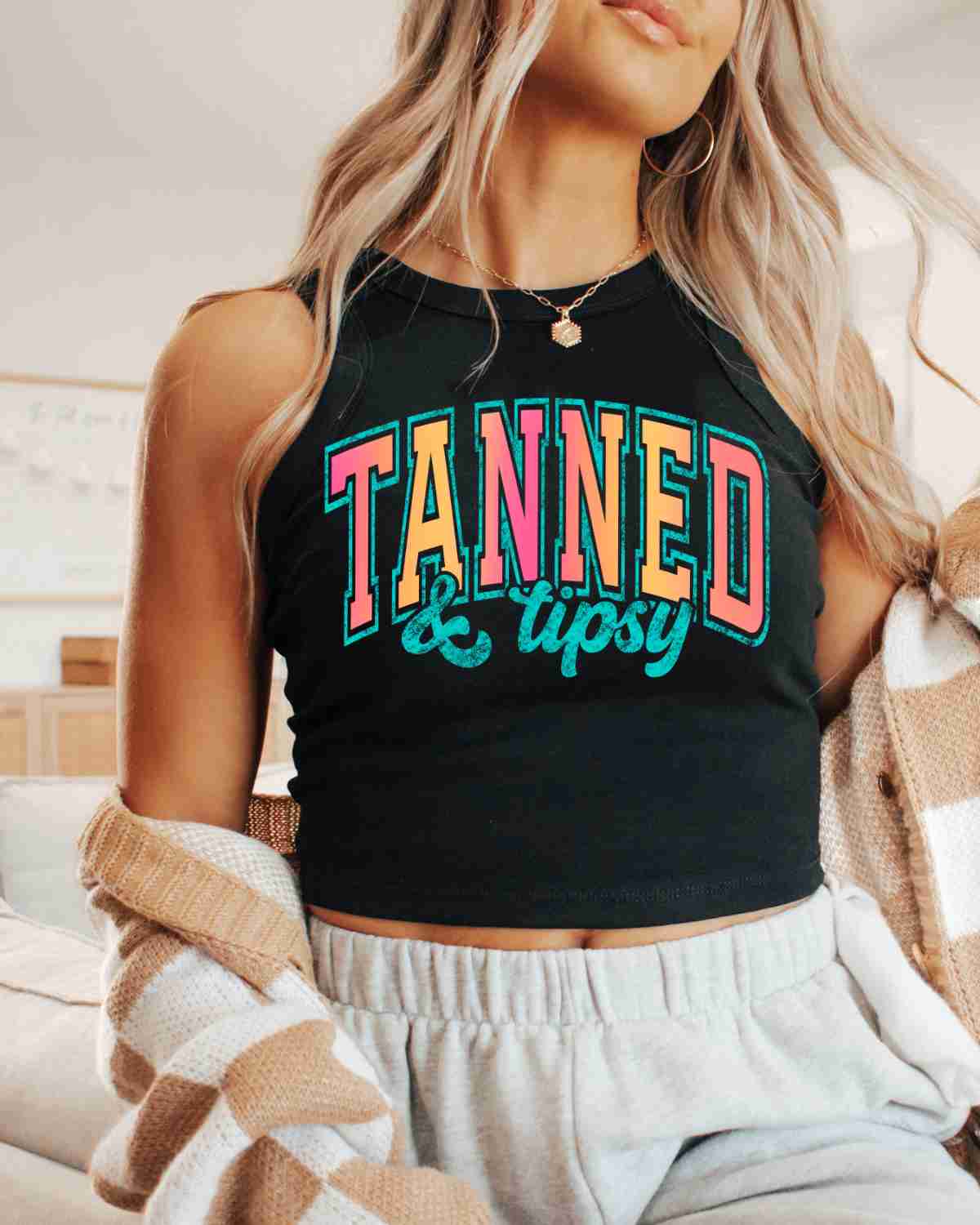 Tanned & Tipsy DTF Transfer