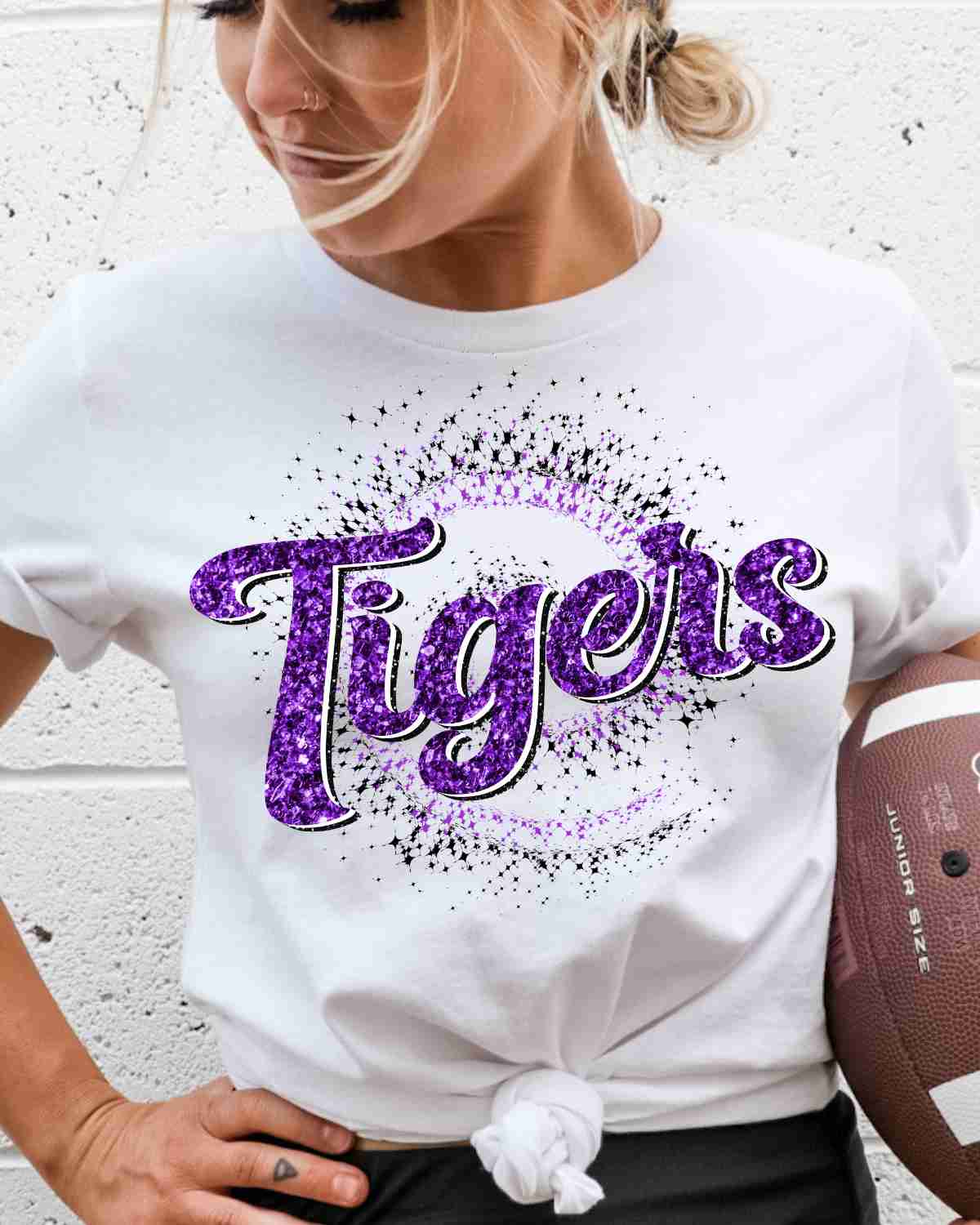 Tigers Swirl DTF Transfer