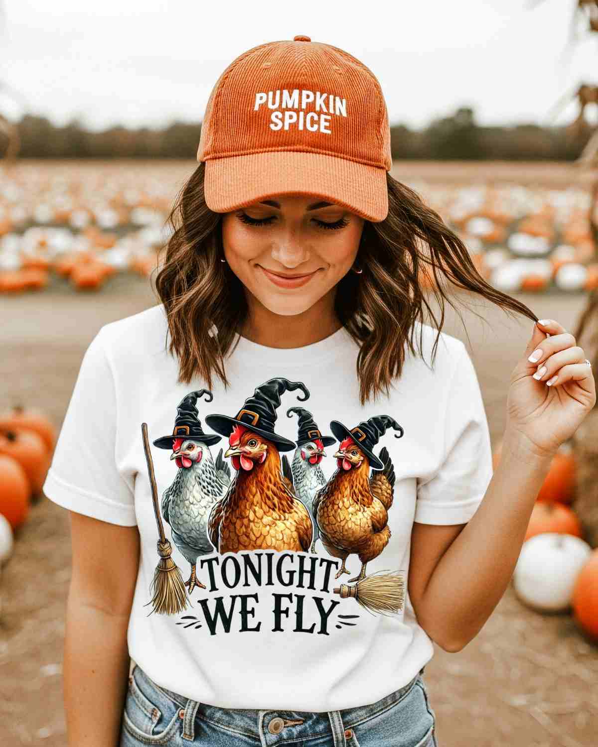 Tonight We Fly Chickens DTF Transfer