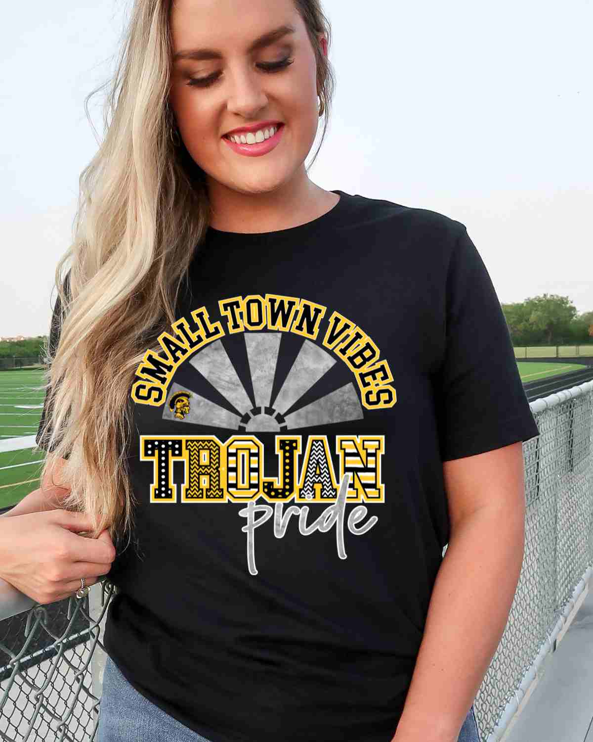 Small Town Vibes Trojan Windmill DTF Transfer