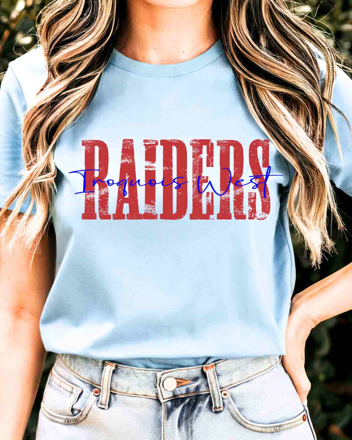 Iroquois West Raiders Distressed DTF Transfer