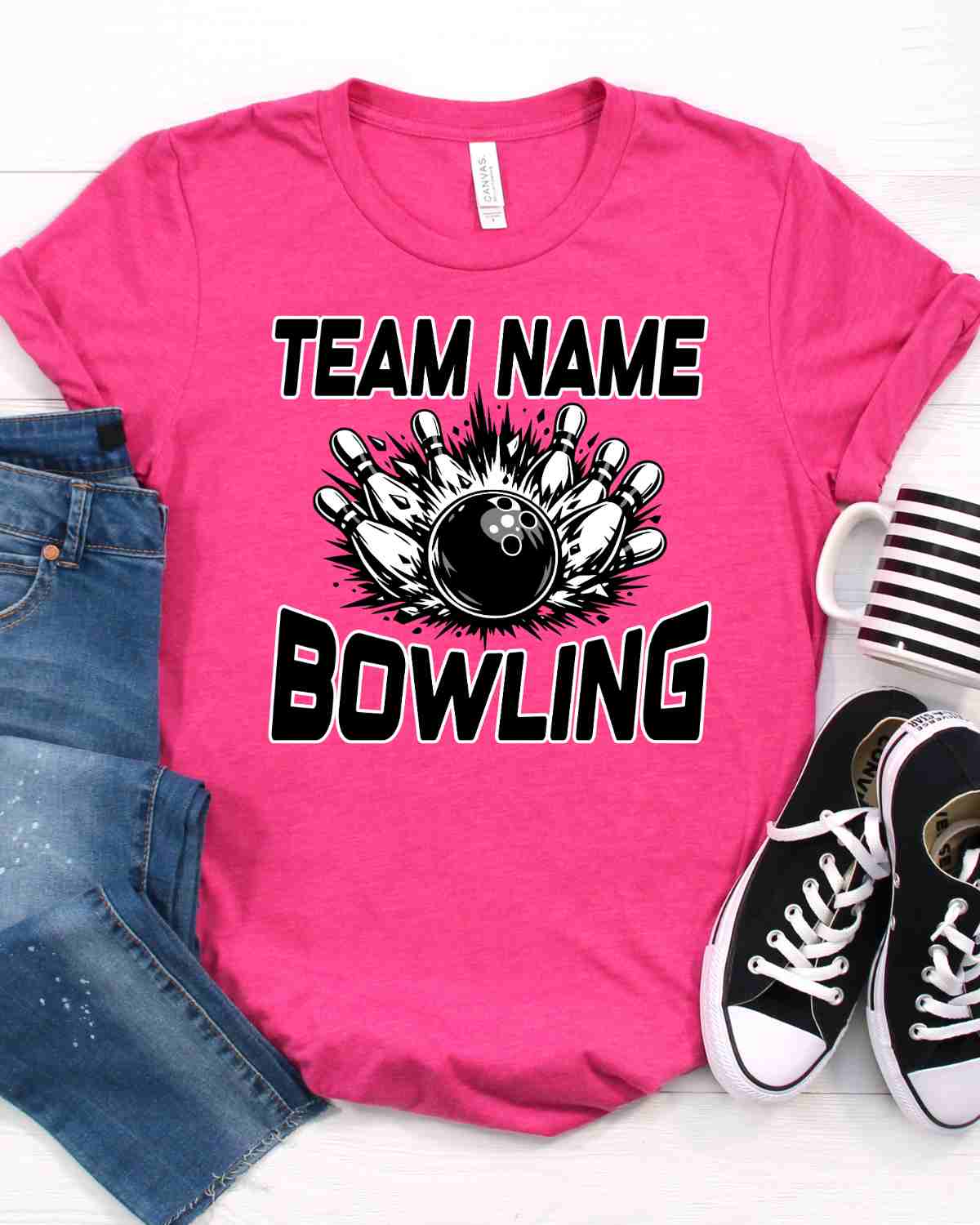 Custom Team Name Bowling Breakthrough DTF Transfer - Rustic Grace Heat Transfer Company