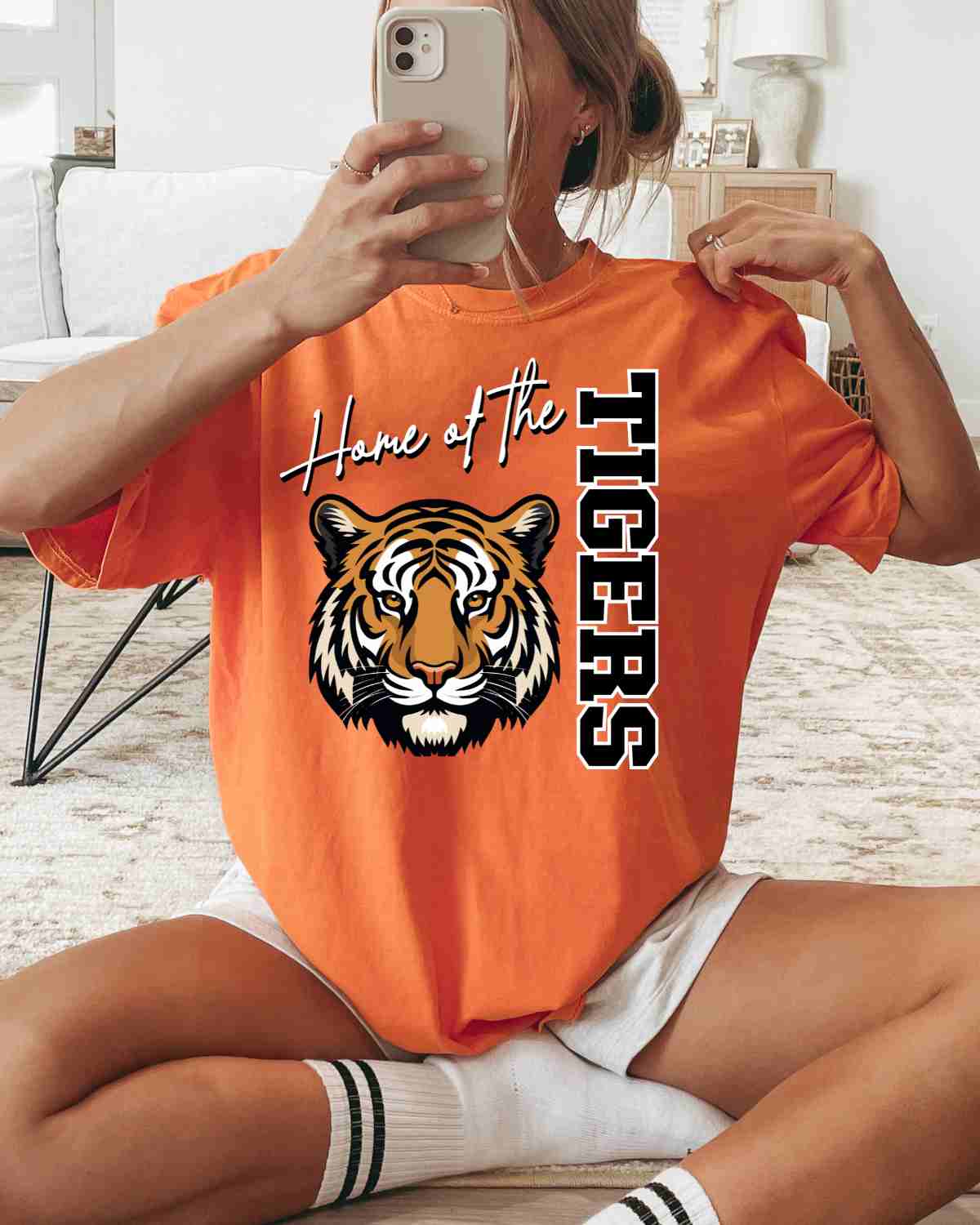 Home of the Tigers DTF Transfer - Rustic Grace Heat Transfer Company