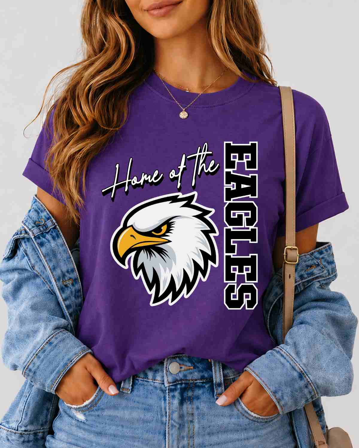 Home of the Eagles DTF Transfer - Rustic Grace Heat Transfer Company