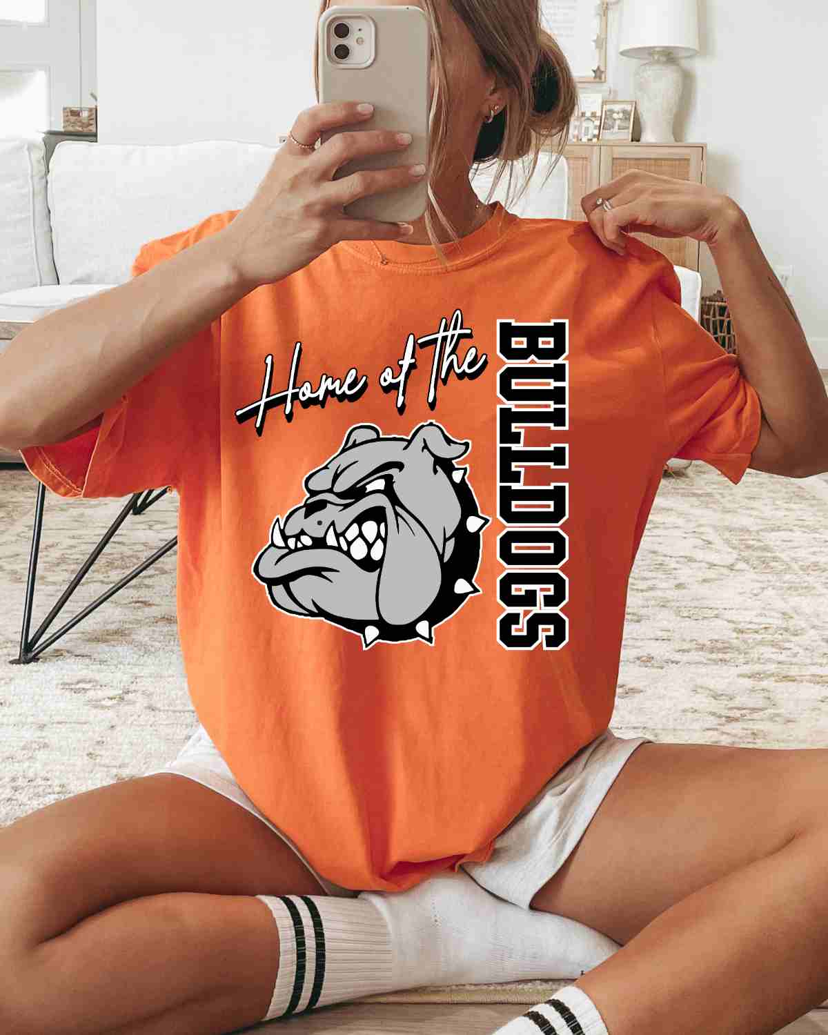 Home of the Bulldogs DTF Transfer - Rustic Grace Heat Transfer Company
