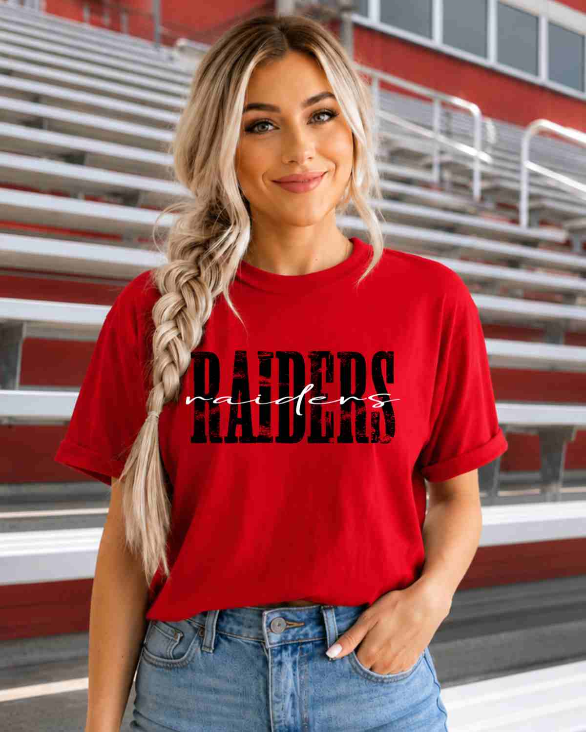 Custom Mascot Distressed Word DTF Transfer