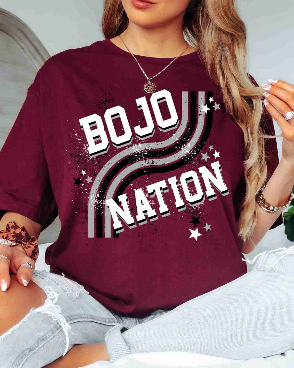 BOJO Nation Wavy Stripes DTF Transfer