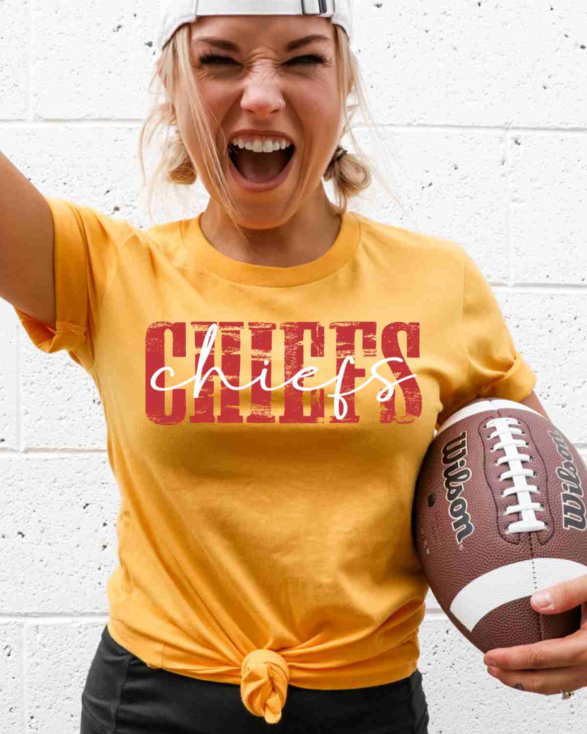 Chiefs Distressed DTF Transfer